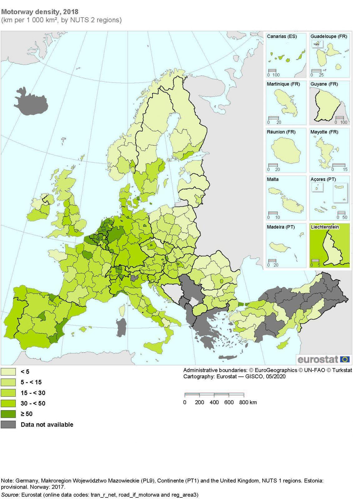 Euróa térkép