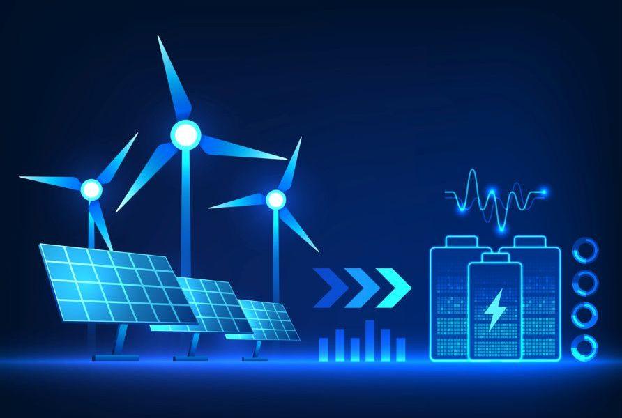 energiatárolás, megújuló energia, szélkerék, napelem